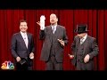 Penn and Teller Show Jimmy How to Pull a Rabbit Out of a Hat