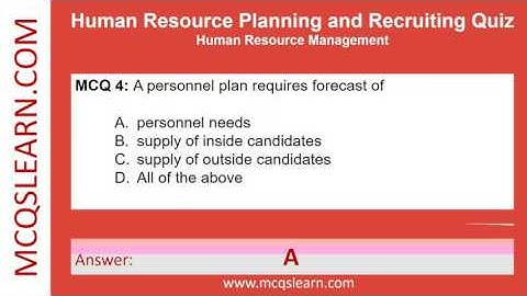 HR Planning Quiz Questions Answers PDF | HR Planning Notes Class 12-9 Ch 7 | HRM Quiz App e-Book