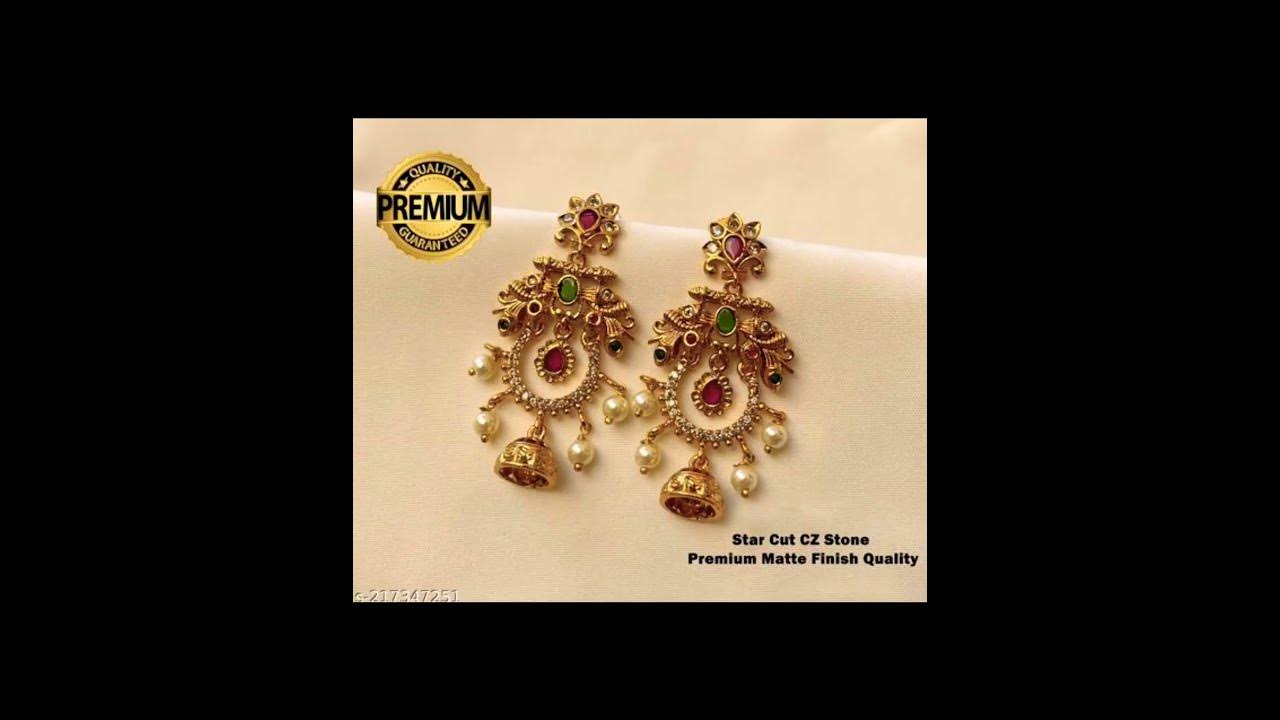 🍁Trendy Jewellery Haul From Meesho🍁Stylish & Affordable Earrings/stud