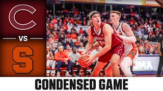 Colgate vs. Syracuse Condensed Game | 2023-24 ACC Men's Basketball