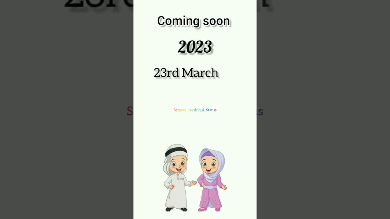 Coming soon 2023 23rd March1st Roza 🥰❤️ WhatsApp status video | Ramadan Mubarak Status 