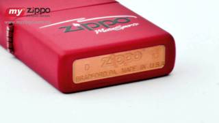 Зажигалка Zippo MotorSports Red Matte 304