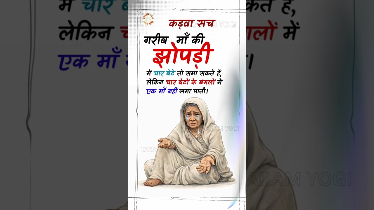 A Mother’s Space Is Smaller Than a Hut, Yet Too Big for Mansions