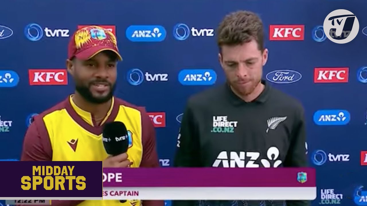 Rain Caused no Result in 4th T20i between West Indies and New Zealand #tvjmiddaysports