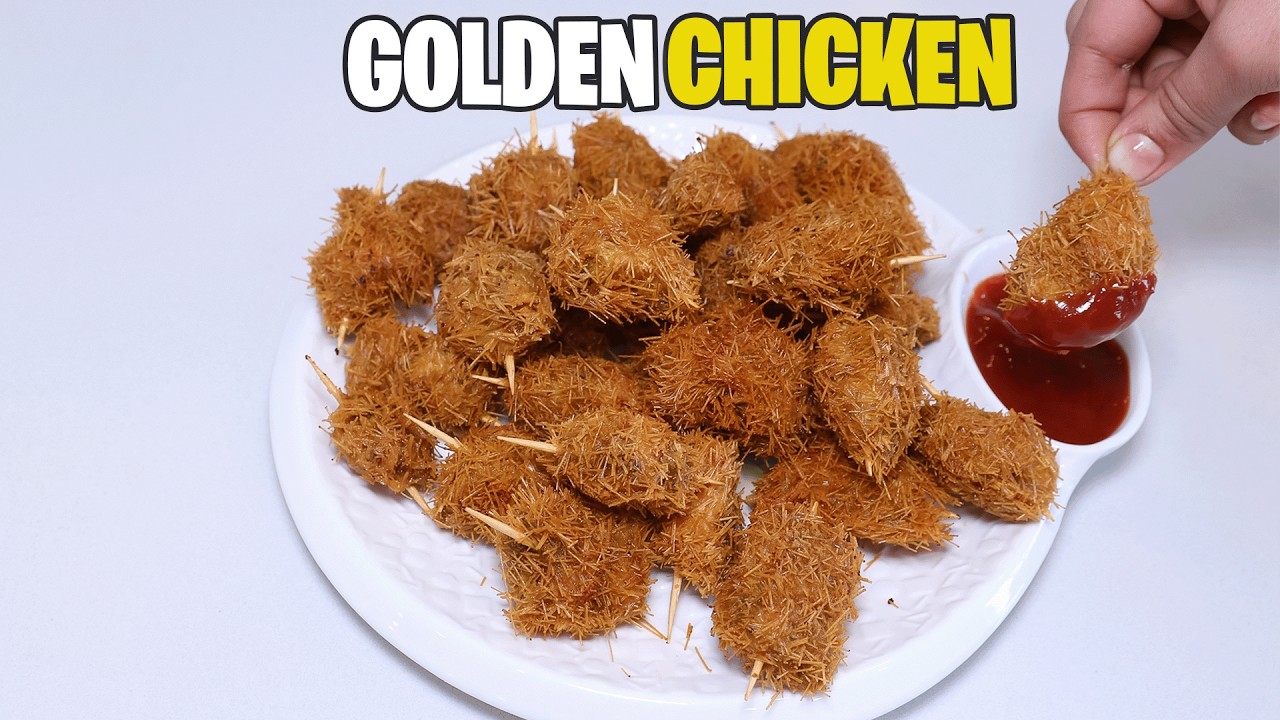 Golden Chicken Starter Recipe l Ramadan Special Make & Freeze Crispy Chicken Recipe By Amna