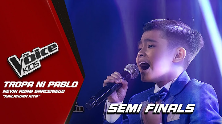 The Voice Kids: Nevin Adam Garceniego's IMPRESSIVE RANGE with 'Kailangan Kita'! | Semi Finals