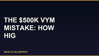 The $500K VYM Mistake: How High-Yield ETFs Cost You $10K Annually