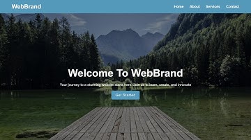 How to Create a Website Landing Page with HTML and CSS | Website Design HTML CSS