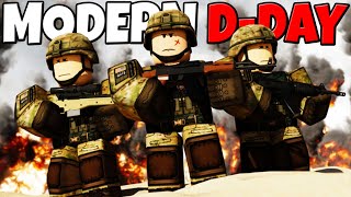 Modern Omaha Beach D-DAY Invasion! - Roblox: WW3 Battle Simulator screenshot 4
