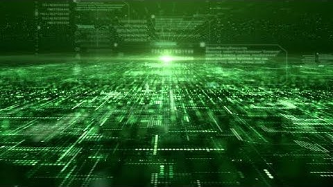 Futuristic Digital Abstract Matrix Particles Grid | Motion Graphics - Videohive template