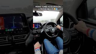 FRONX 1.0 BOOSTERJET AT 180KPH #fronx #fronx2023 #shortsvideo #shortsfeed #shorts #short #viralvideo