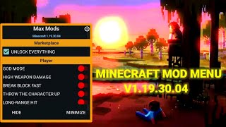 Minecraft Mod Menu v1.19.30.04 | God Mode, Wallhack, Unlocked All 2022