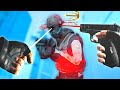 MIRROR'S EDGE IN VR with GRAPPLING HOOKS AND GUNS (Stride VR)