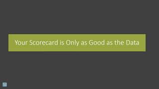 Famous Your Scorecard is Only as Good as the Data Profile