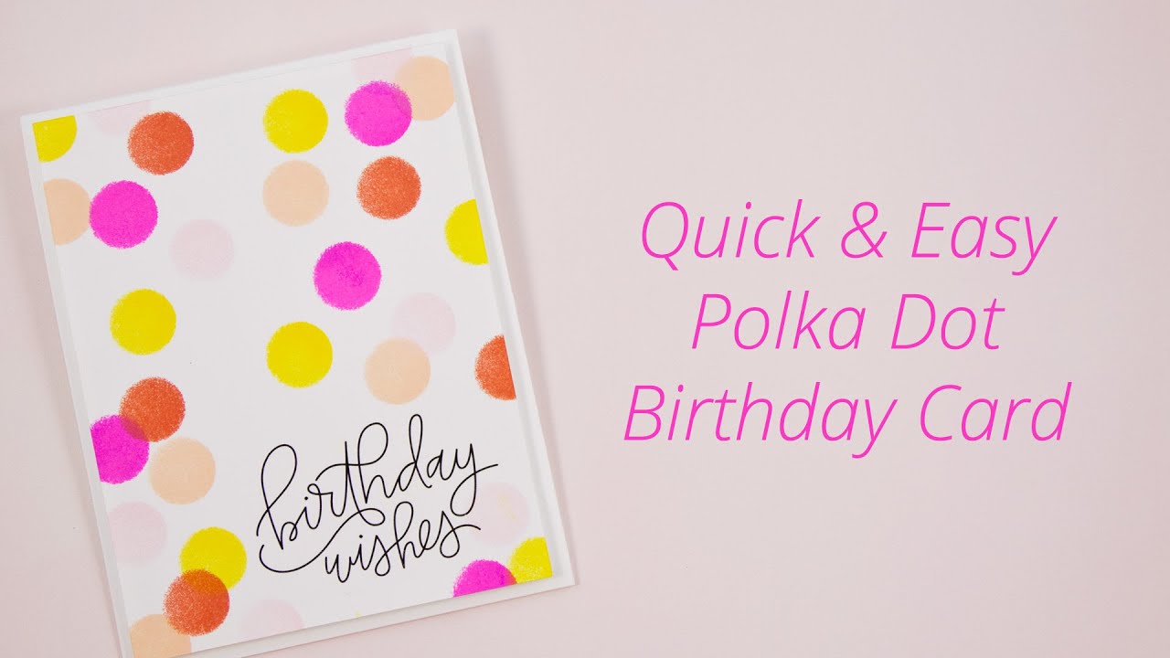 poka dot cards