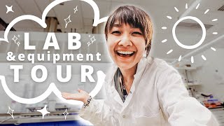 RESEARCH LAB TOUR: laboratory equipment function & names in my PhD lab | what does a lab look like?