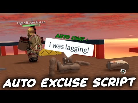 FE Auto Excuse Chat Script - ROBLOX EXPLOITING