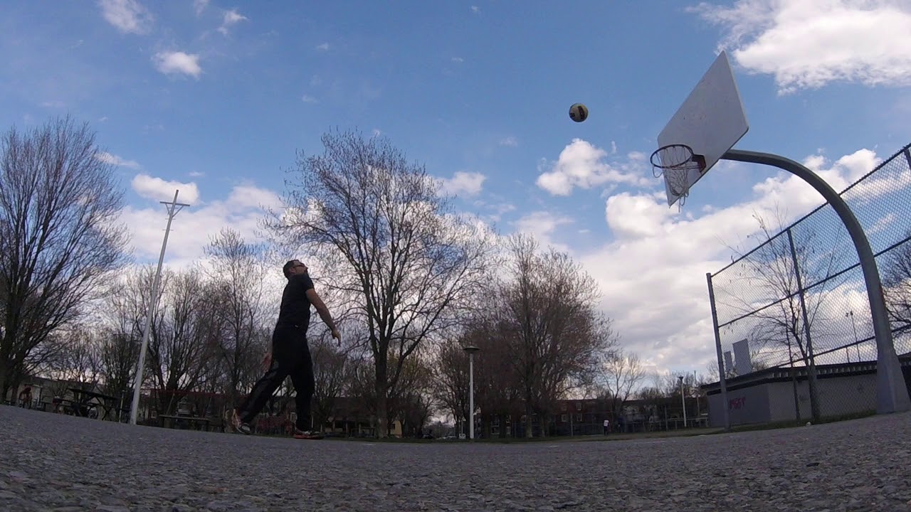 Solo Volleyball Drills with Basketball Backboards GOPR0811 YouTube