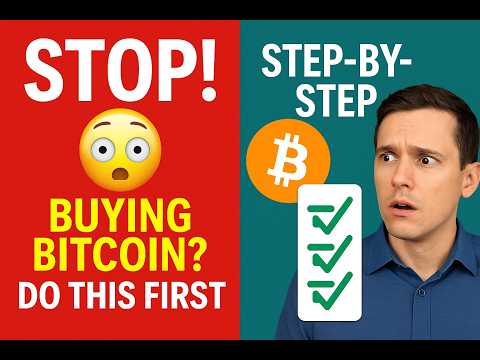 STOP! Do This Before Buying Bitcoin. (Step by Step Guide)