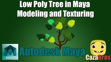 Low Poly Tree - Modeling and Texturing in Maya
