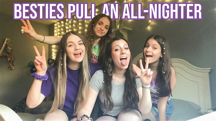 BEST FRIENDS PULL AN ALL NIGHTER | WE WATCHED THE ...