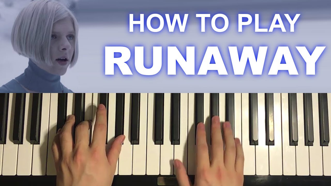 Aurora - Runaway (Piano Tutorial Lesson)