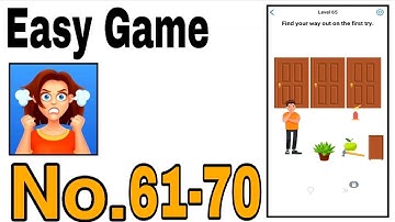 Easy  Games Level 61 - 70 Walkthrough Solution / The Games