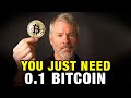 You need to own just 01 bitcoin btc  heres why  michael saylor 2024 prediction