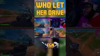 She drives better than me #fortnite #familygamenight #gaming #girlgamer #ranked #girlgamer #gameplay