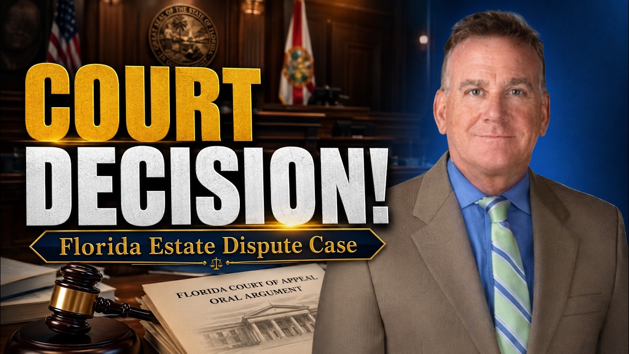 Watch on YouTube: Florida Court Case: Artist Estate Dispute | Oral Argument (2nd DCA)