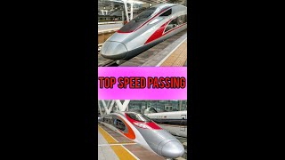 bullet train in 350 speed Passing