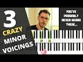 3 Crazy Minor Voicings You&#39;ve Probably Never Heard Of [Jazz Piano Tutorial]