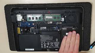 HP EliteBook 820 G1 Complete disassembly and assembly of the laptop, replacement of thermal paste