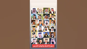 شيوخ العشائر العامة في العراق ولوطن العربي 