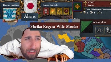 EU4 - What Happens When You Put 40 PLAYERS on Custom Nations in a MP Lobby - HABIBI