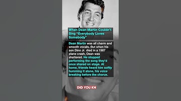Thumbnail of When Dean Martin Couldn’t Sing “Everybody Loves Somebody”