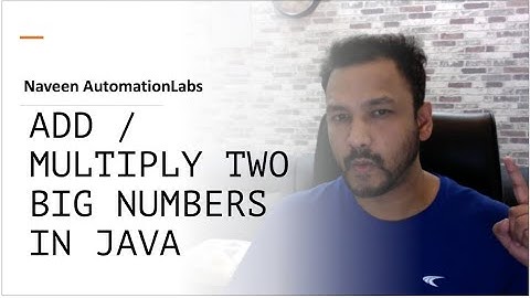 ADD / Multiple Two Big Numbers | Java Interview Question