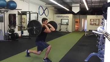 Front Loaded Glider Reverse Lunges