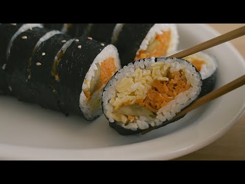 당근 계란 김밥 라면