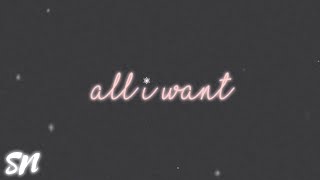 Sarah Nathalié - all i want (lyric video)