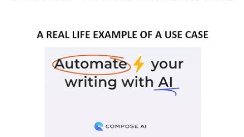 Compose AI - AI Content creation from a Chrome Browser