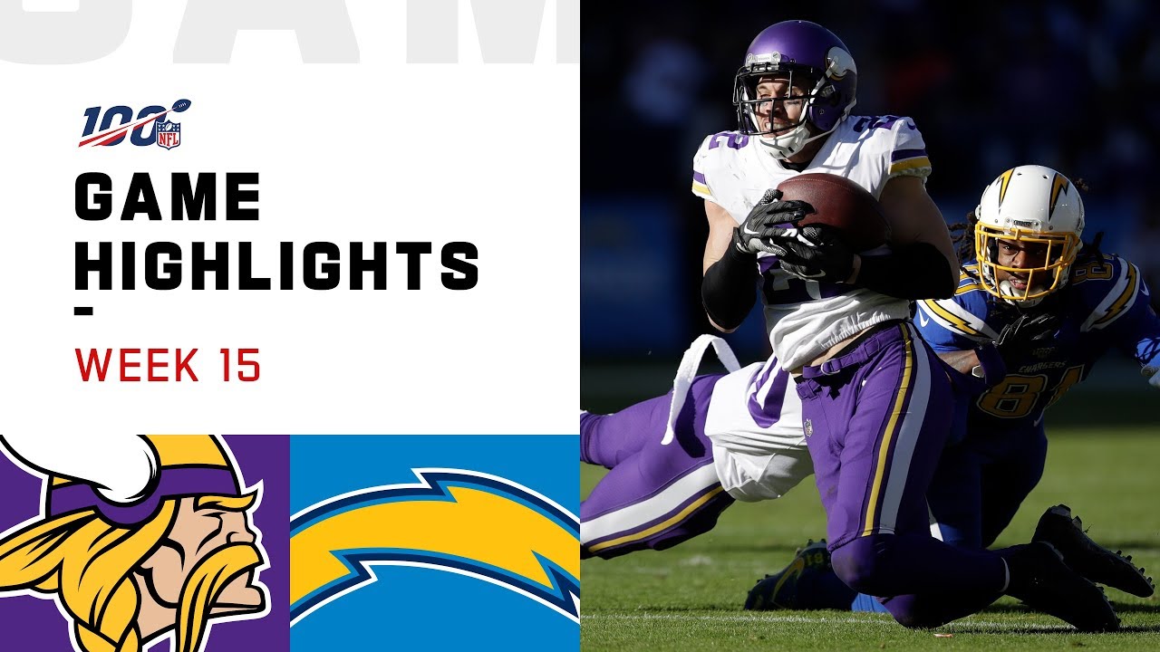 Vikings vs. Chargers Week 15 Highlights | NFL 2019