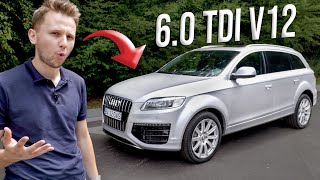 Cel mai mare motor diesel montat pe o mașină! - Audi Q7 6.0 TDI V12
