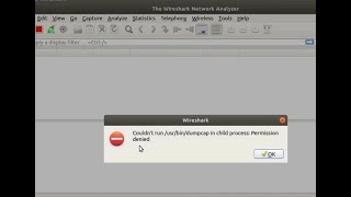 Wireshark error - Couldn't run usr-bin-dumpcap in child process: Permission denied