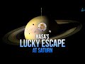 Nasa Nearly Crashed a 150 Million Dollar Spacecraft Into an Undiscovered Moon of Saturn!