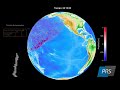 Simulación de tsunami trans-oceánico