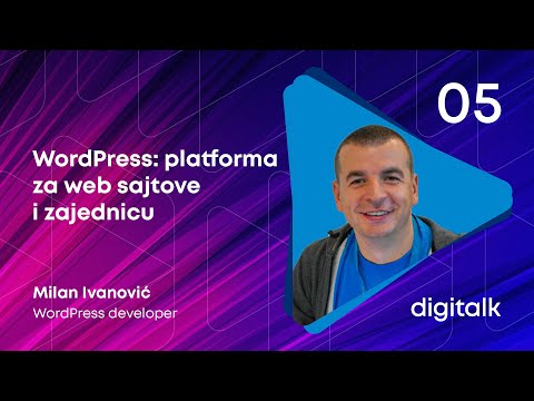 WordPress: platforma za web sajtove i zajednicu | DigiTalk EP05