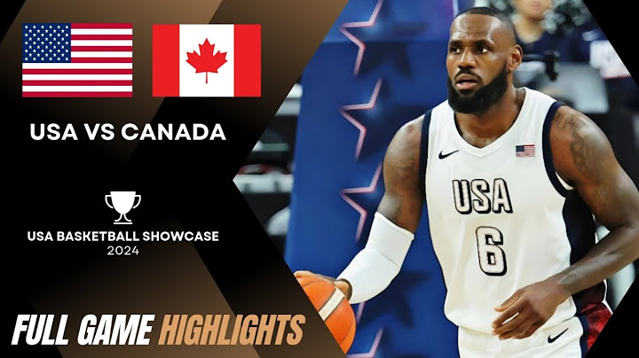 USA vs CANADA - FULL GAME HIGHLIGHTS | USA BASKETBALL SHOWCASE - PRE-OLYMPIC EXHIBITION GAME