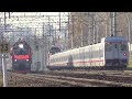 Встреча ЭП20-008 и ЭП20-006 с поездами "Стриж-Тальго" №705 и №708:-)))