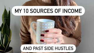 My 10 Sources of Income (and side hustles from my past)